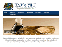 Tablet Screenshot of bentonvilleprep.com